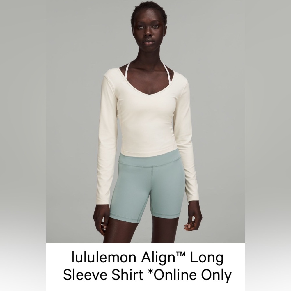 Align long sleeve in white opal, Lululemon - 6